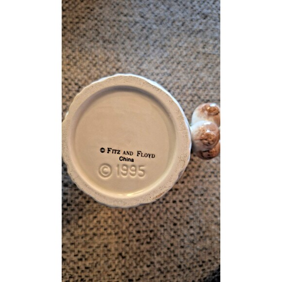 Set of 4 Fitz & Floyd Vegetable Garden Basket Mugs Different Veggies Mint in Box - Picture 12 of 12